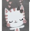 RugsX Kinderteppich PETIT KITTY KATZE grau - 140 x 190 cm