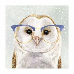 Bilderwelten Bebrillte Tiere - Eule - 200 x 200 cm - Durchmesser: 200 cm