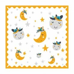 Bilderwelten Indianerfreunde Mond und Sterne - 220 x 220 cm - Durchmesser: 220 cm