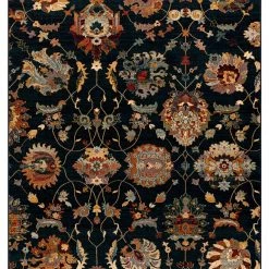 RugsX Wollteppich SUPERIOR LATICA dunkelblau - 300 x 400 cm