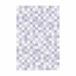 Bilderwelten Geometrisches Muster Mosaik Flieder - 80 x 120 cm - Durchmesser: 120 cm