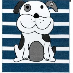 RugsX Kinderteppich PETIT HÜNDCHEN blau - 180 x 270 cm