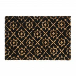 Relaxdays Kokos Fußmatte mit Ornamenten