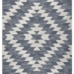 RugsX Teppich SEVILLA Z250A Diamanten blau / - 180 x 270 cm