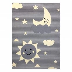 RugsX Teppich BCF FLASH Sky 4001 - Himmel, - 140 x 190 cm