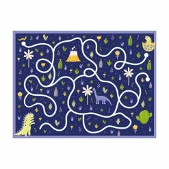 Bilderwelten Dinosaurier - Dinomama sucht ihr Baby - 140 x 105 cm - Durchmesser: 105 cm