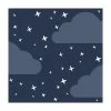 Bilderwelten Stilisierte Sterne im Nachthimmel - 40 x 40 cm - Durchmesser: 40 cm