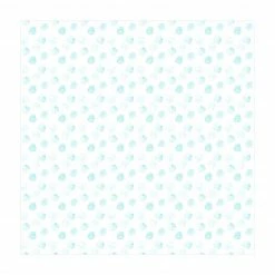 Bilderwelten Aquarell Punkte Türkis - 80 x 80 cm - Durchmesser: 80 cm