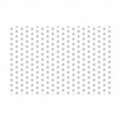 Bilderwelten Große graue Sterne auf Weiß - 330 x 220 cm - Durchmesser: 220 cm