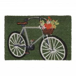 Relaxdays Kokos Fußmatte Fahrrad