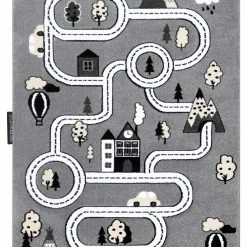 RugsX Kinderteppich PETIT TOWN STADT STRAßEN - 200 x 290 cm
