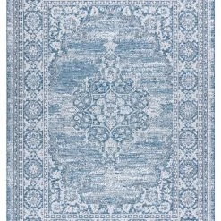 RugsX Teppich SISAL LOFT 21213 Ornament blau - 140 x 200 cm