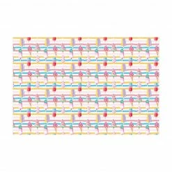 Bilderwelten Aquarell Eis Bunt mit Punkten - 60 x 40 cm - Durchmesser: 40 cm