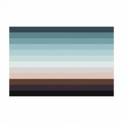 Bilderwelten Abstraktes Landschaftspanorama - 60 x 40 cm - Durchmesser: 40 cm