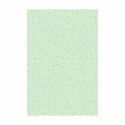 Bilderwelten Bunte Pastelldreiecke auf Grün - 80 x 120 cm - Durchmesser: 120 cm