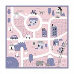 Bilderwelten Dorf - Ab aufs Land - 60 x 60 cm - Durchmesser: 60 cm