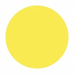 Bilderwelten Colour Lemon Yellow - 240 x 240 cm - Durchmesser: 240 cm