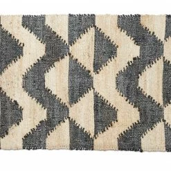 Relaxdays Läufer mit Zick-Zack-Muster 70 x 140 cm