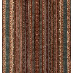 RugsX Wollteppich KASHQAI 4357 400 Rahmen, - 67 x 130 cm