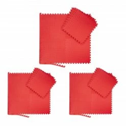 Relaxdays 24 x Bodenmatte mit Randstück