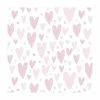 Bilderwelten Kleine und große gezeichnete Rosa Herzen - 220 x 220 cm - Durchmesser: 220 cm