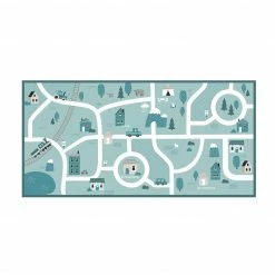 Bilderwelten Dorf - Klein aber fein - 80 x 40 cm - Durchmesser: 40 cm