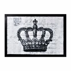 Hanse Home Fußmatte Printy Crown - Grau - 40 x 60 cm