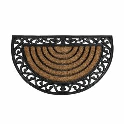 Siena Home Gummimatte Impalla halbrund - Kokosfaser