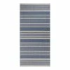 Northrugs In-/Outdoor-Läufer Strap - Creme / Marineblau