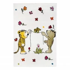 Teppich Janosch Blumenregen - 133 x 190 cm