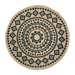 Luxor living Teppich Mamda II - Jute - Beige / Schwarz