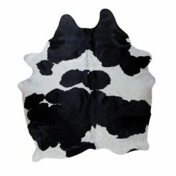 Luxor living Rinderfell Chiapas - Schwarz / Weiß