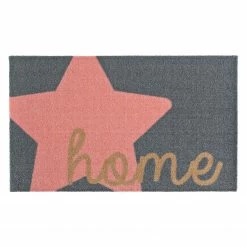 Zala Living Schmutzfangmatte Stern Home - Grau / Pink