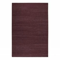 Esprit Home Teppich Rainbow Kelim handgewebt - Baumwolle - Bordeaux - 130 x 190 cm