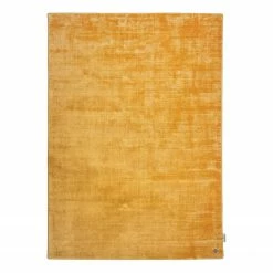 Tom Tailor Teppich Shine Uni (handgewebt) - Safrangelb - 190 x 290 cm