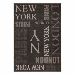 Kayoom Finca 511 - Grau - 100% Polypropylen - 160 x 230 cm